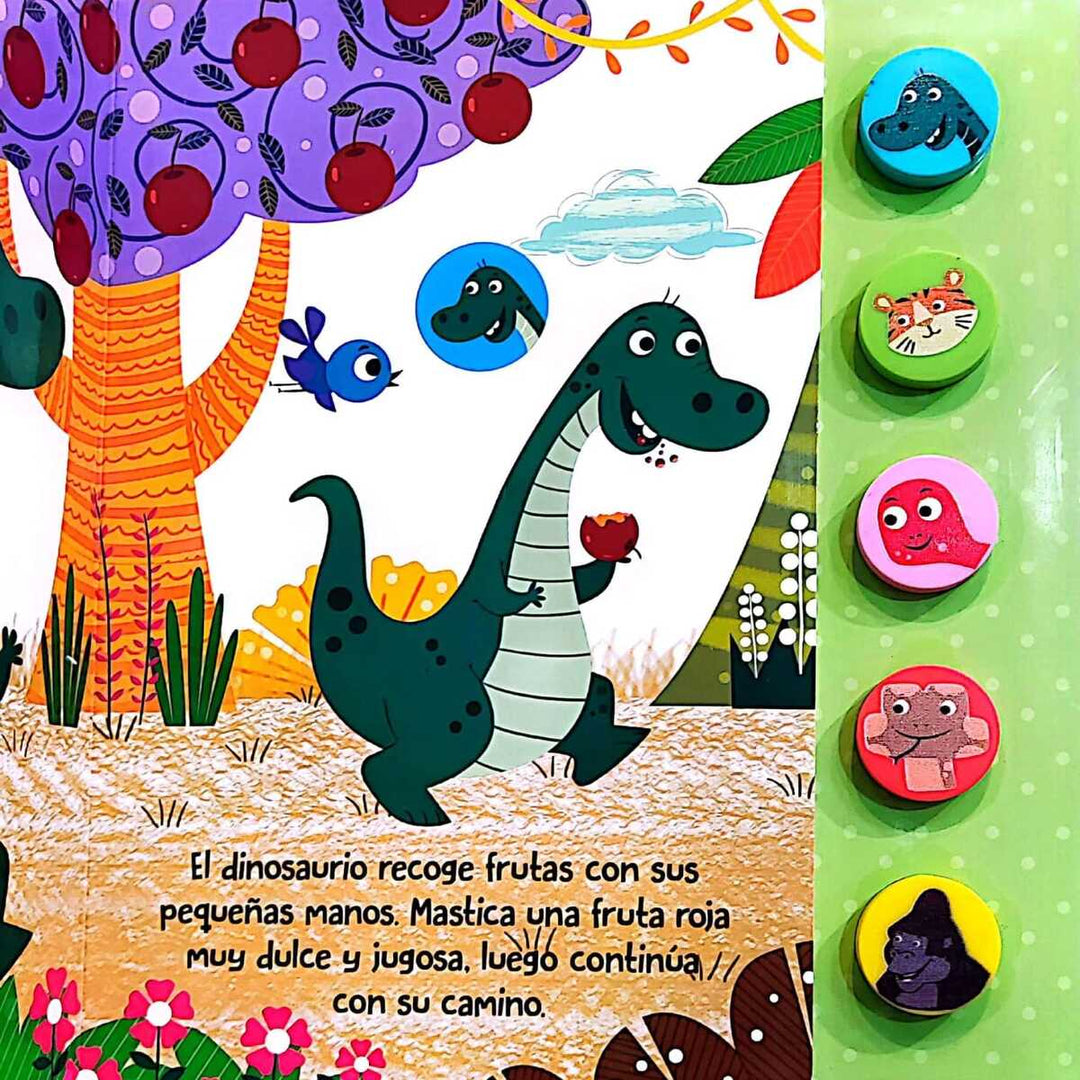 Libro Infantil Sonidos Dinosaurio Hace Amigos Para Niños
