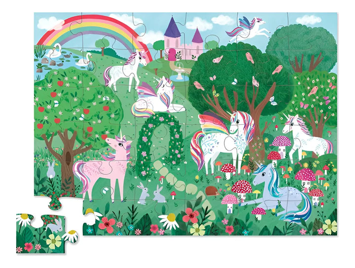 Rompecabezas 36 piezas Jardín de unicornios