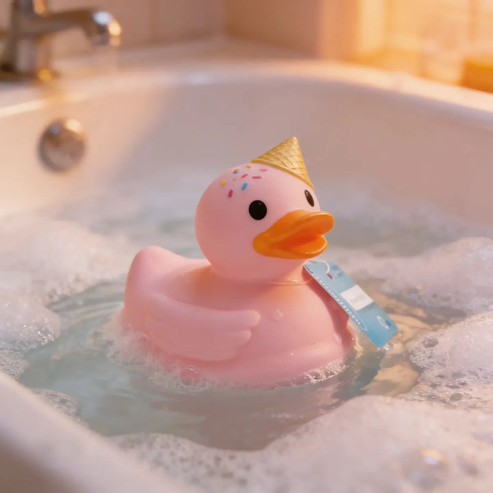 Juguete Patito De Baño Infantino Helado Para Bebés Niños