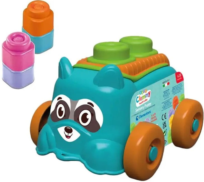 Juguete Cachorro Rodante Y Bloques Bebés