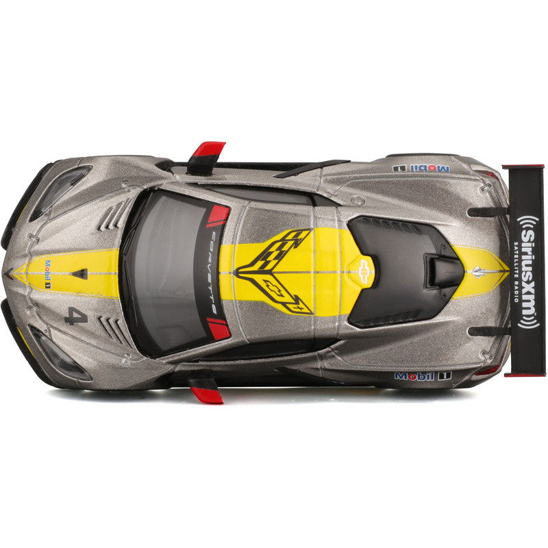 Carro Escala Bburago 1:43 Race 2020 Chevrolet Corvette C8r