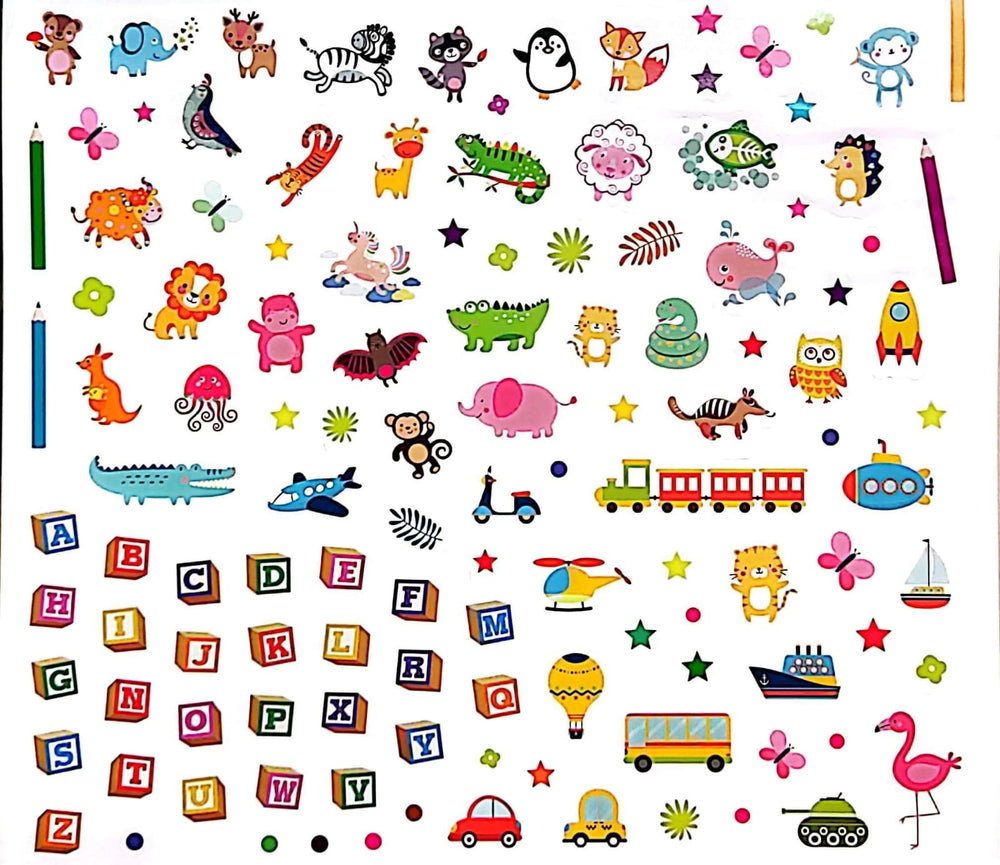 Libro Infantil Para Colorear Vehículos 100 Pegatinas
