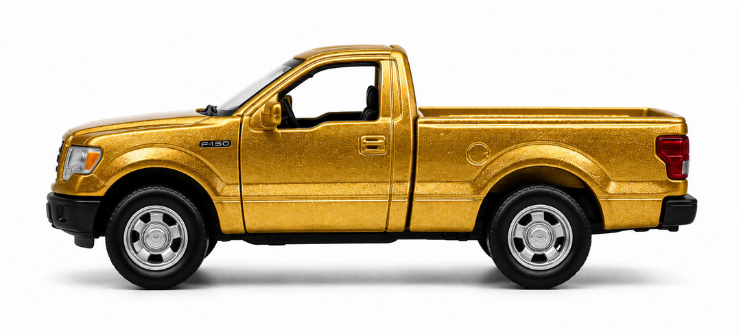 Carros Coleccionable A Escala 1/36 Ford F150 Xl Dorado