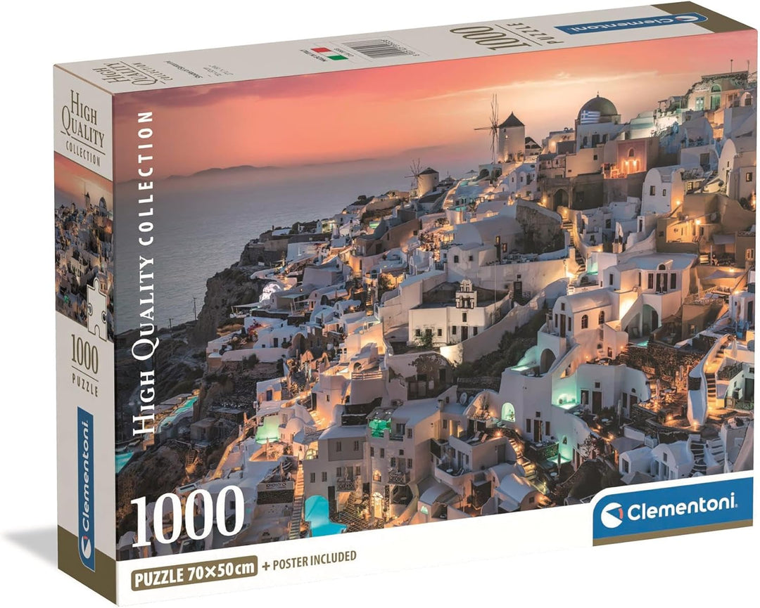 Rompecabezas 1000 Piezas Santorini Grecia