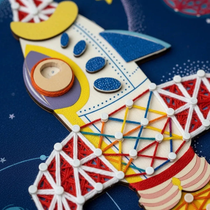 Set Arte Y Diseño Con Hilos El Espacio