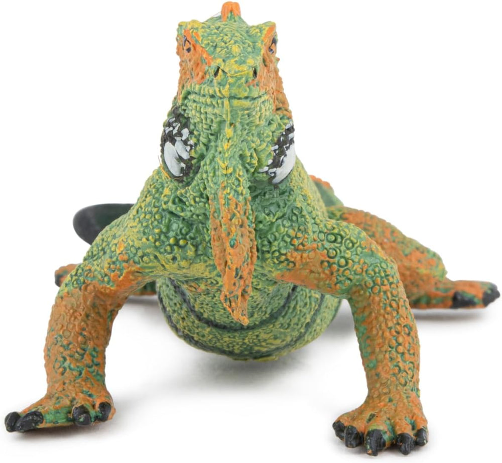 Figura Coleccionable Iguana Pintada A Mano Papo