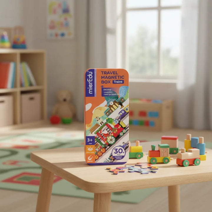 Juego trenes Magnéticos Para Niños