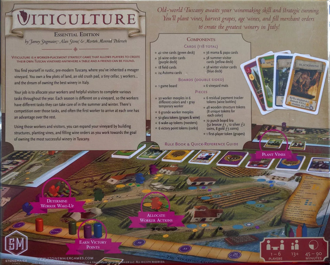 Juego De Mesa Viticulture Edición Especial Adultos