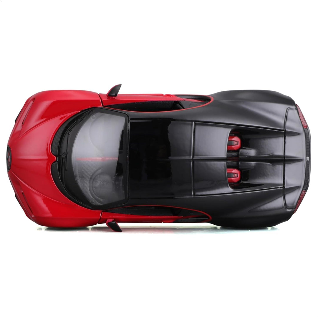 Carro Coleccionable A Escala 1:32 Bugatti Chiron Sport Rojo