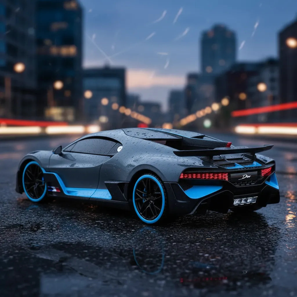 Carro a Escala Bugatti Divo luces y sonido