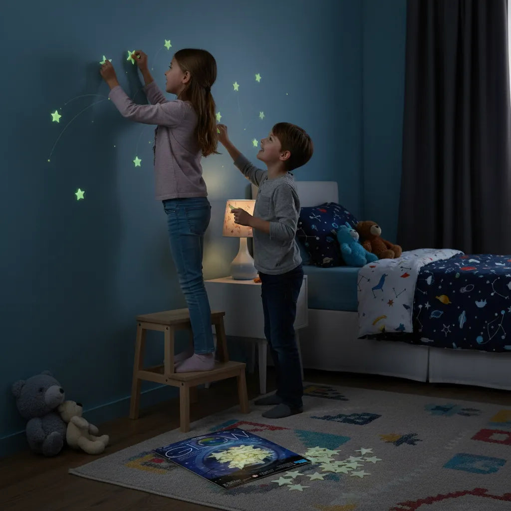 Set De Estrellas Que Brillan En La Oscuridad