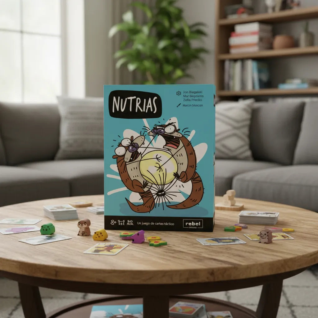 Juego De Mesa Cartas Estrategia Nutrias Para Niños Familia