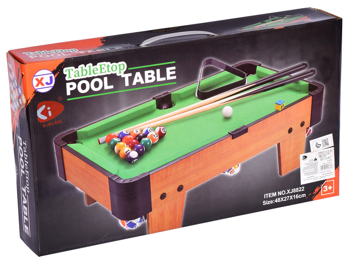 Juego De Mesa De Billar Pool Compacto Para Adultos