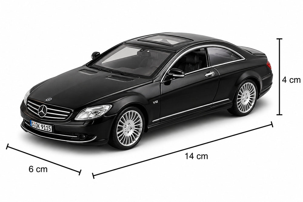 Carro Coleccionable A Escala 1/32 Mercedes-benz Cl550 Negro