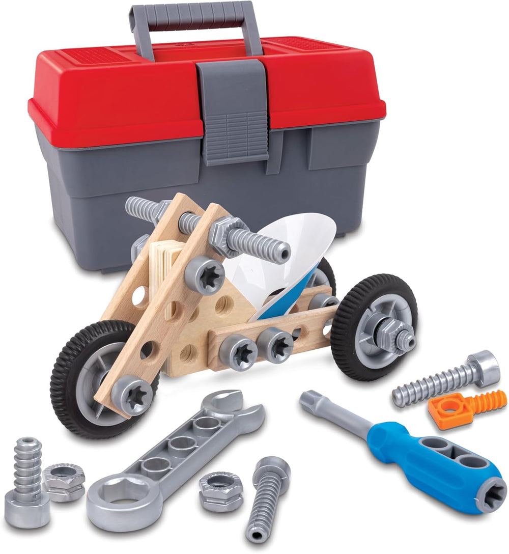 Set De Motricidad Construcción De Motocicleta Niños