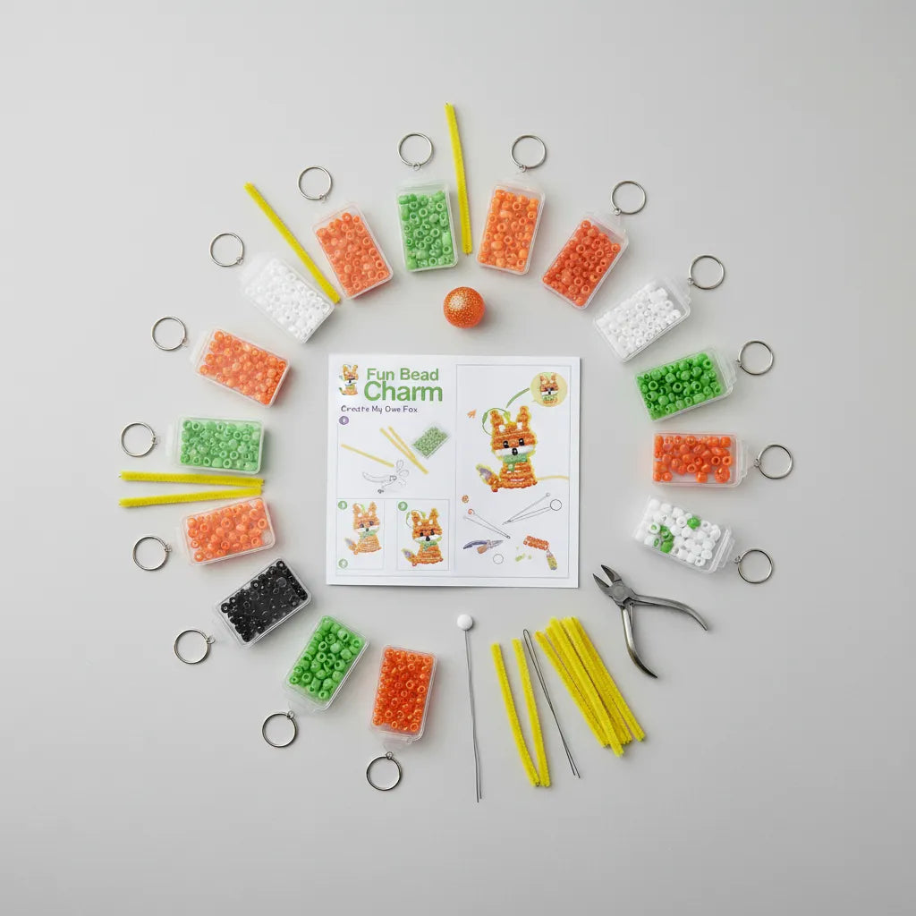 Juego Crea Llavero zorrito Para Niños