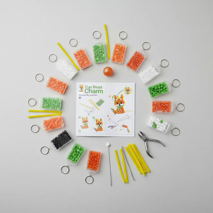 Juego Crea Llavero zorrito Para Niños