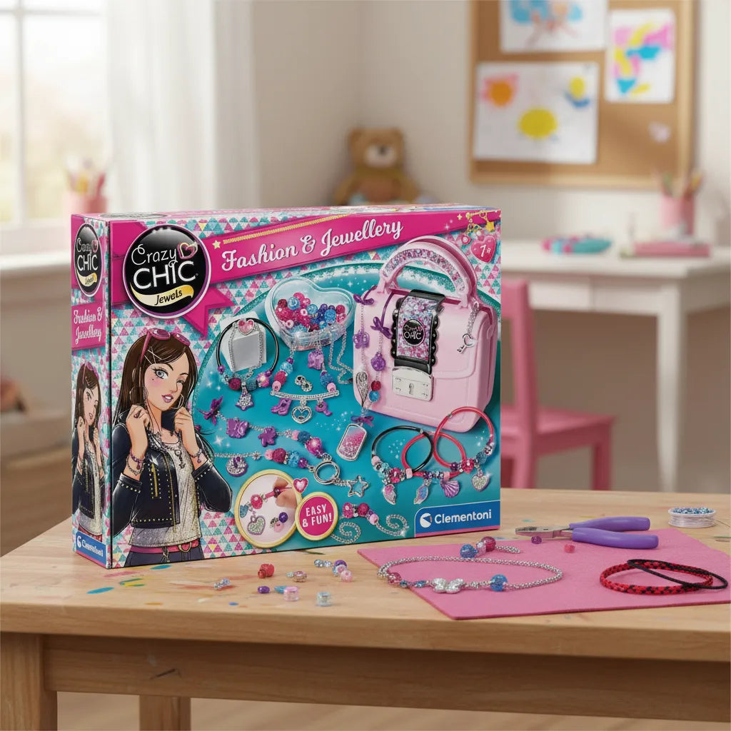 Set De Joyas Con Bolso De Mano Niñas