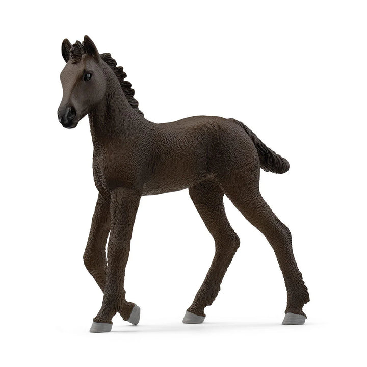 Figura Animales Potro Frisón Pintada A Mano Schleich