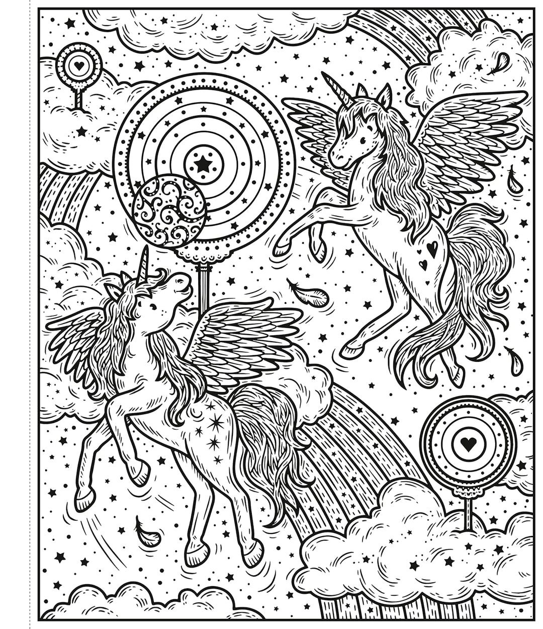 Libro Infantil De Pintura De Unicornios Niños