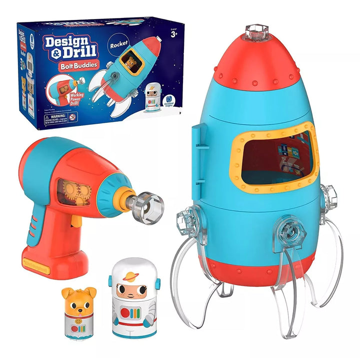 Juego Educativo Construcción Cohete Espacial Para Niños