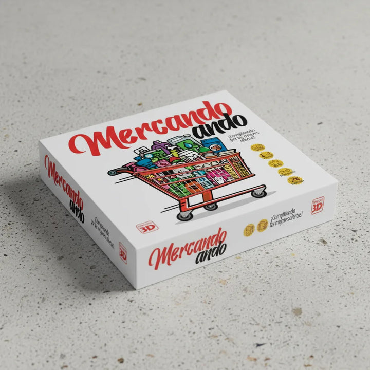 Juego De Mesa Mercando Ando Estrategia Para Niños