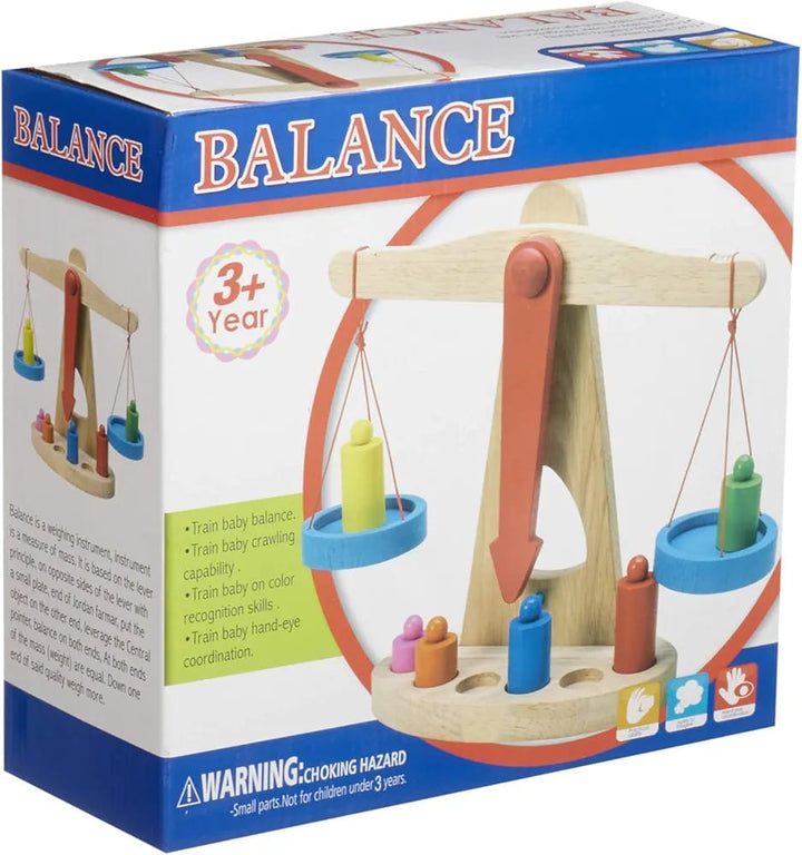 Juguete Educativo Balanza De Madera Para Niños