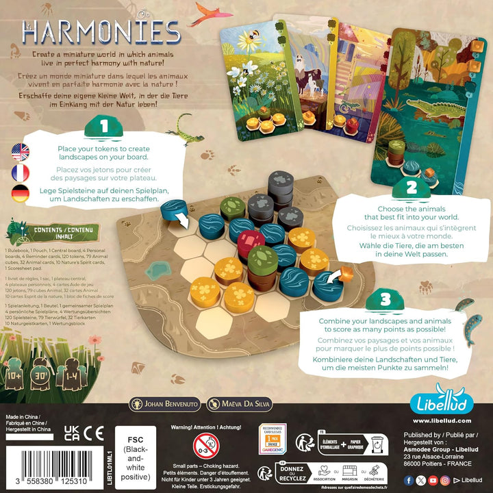 Juego De Mesa Harmonies Estratégico Para Niños Adultos