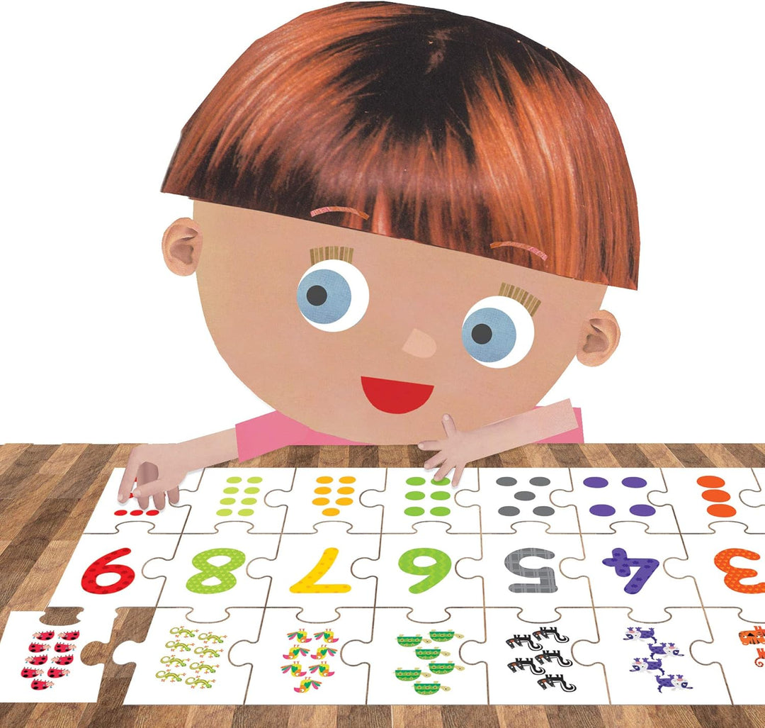Rompecabezas Educativo 123 Para Aprender A Contar