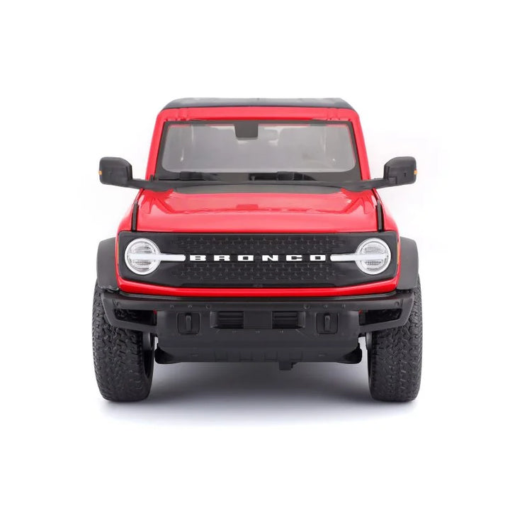 Carros A Escala 1:36 Maisto Ford Bronco Wiledtrank Rojo