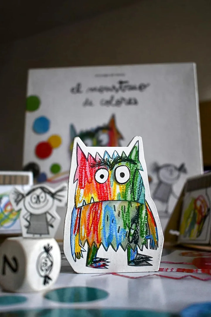 Juego De Mesa El Monstruo De Colores Para Niños Familia