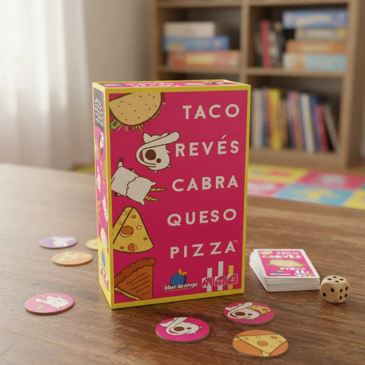 Juego De Mesa Taco Reves Cabra Pizza Niños Adulto