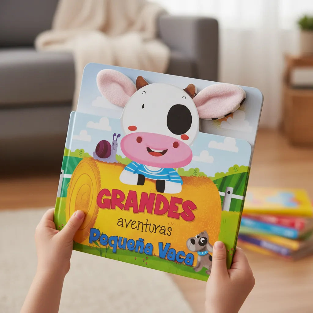 Libro Grandes Aventuras  La Pequeña Vaca Para Niños