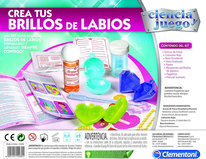 Kit Para Fabricar Brillos De Labios Para Niñas