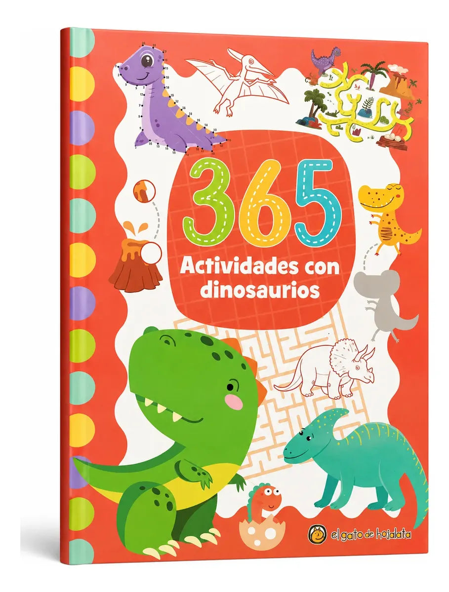 Libro 365 Actividades Dinosaurios Para Niños