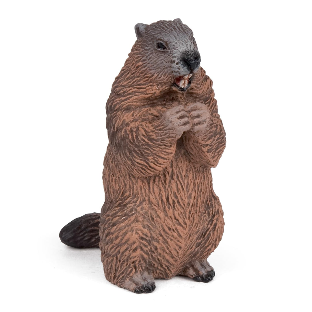 Figura coleccionables  Marmota Pintada A Mano