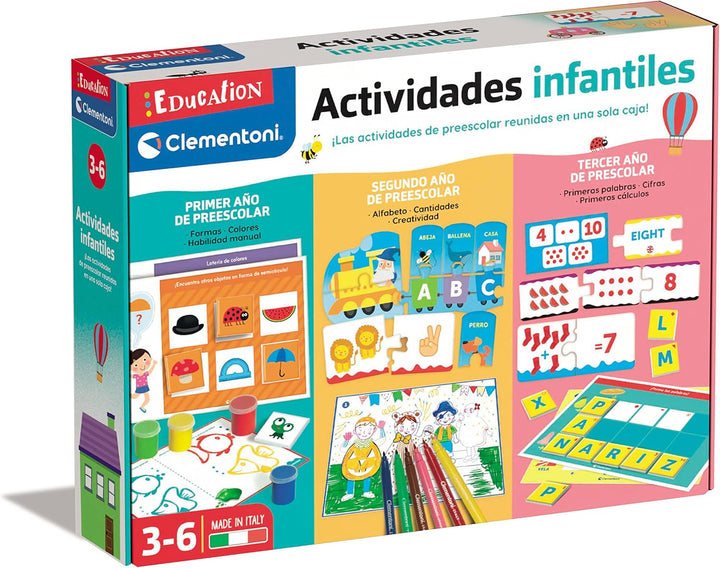 Juego Didáctico Preescolares Educativas Niños