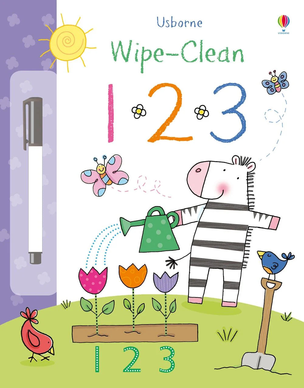 Libro Infantil aprendizaje 1 2 3  Borrable para Niños