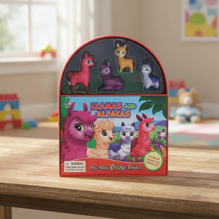 Libro y Juego 2 En 1 Animales Llamas Y Alpacas