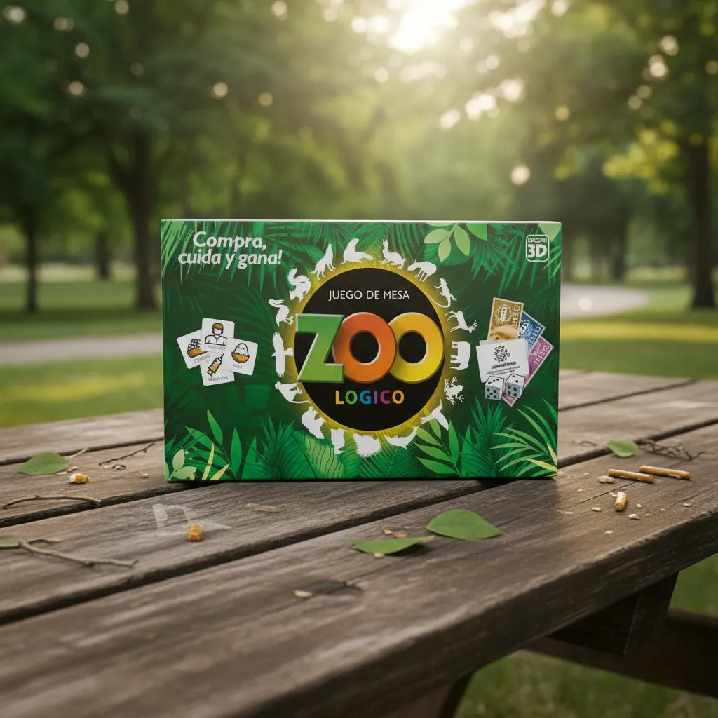 Juego De Mesa Estrategia Zoológico Para Familia