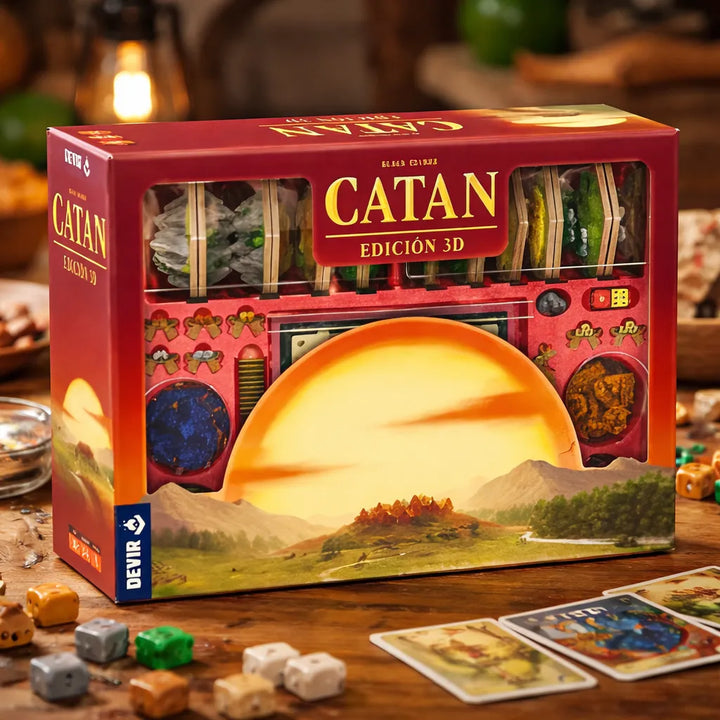 Devir Catan Edición 3d En Español Original Coleccionable