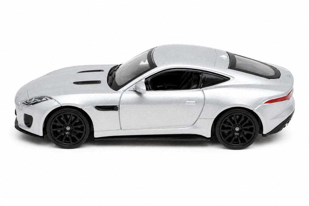 Carro A Escala 1/43 Jaguar F-type Coupe Plateado