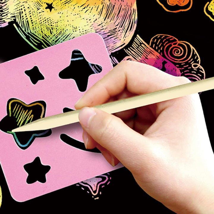 Juego Arte Mágico Rasca Unicornios Niños