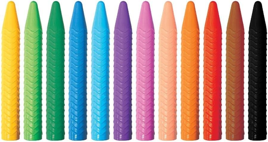 Crayones Espiral 12 Colores Para Niños
