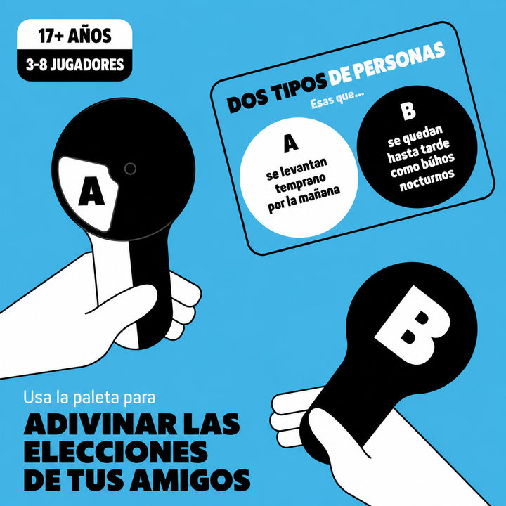 Juego De Mesa Dos Tipos De Personas Para Adultos Familia