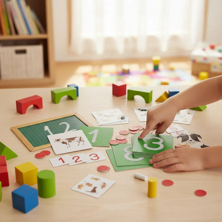 Juego Didáctico Números Táctiles Para Niños