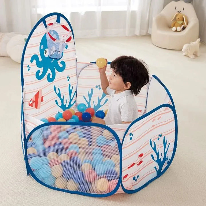 Piscina De Pelotas Plegable Marina Para Niños