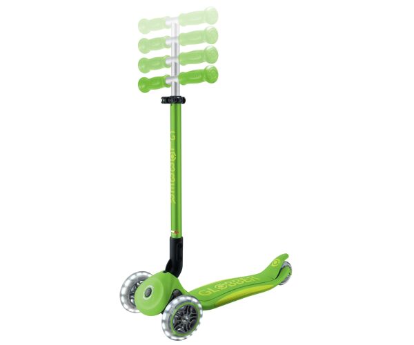 Patineta Primo Plus Lights Plegable verde Para Niños