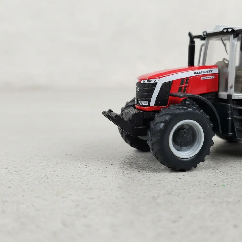 Tractor a escala Massey Ferguson Rojo