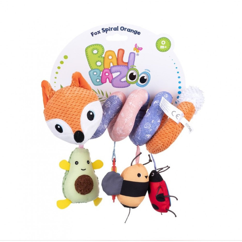 Juguete Sensorial Espiral Zorro Para Bebés